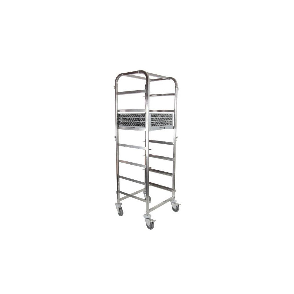 Wózek do transportu koszy do zmywarki - 7x 500x500 mm Wariant podstawowy, Hendi 810583