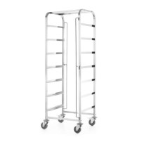 Wózek do transportu koszy do zmywarki - 7x 500x500 mm Wariant podstawowy, Hendi 810583