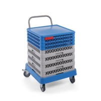 Wózek z uchwytem, na kosze 500x500 mm do zmywarek Wariant podstawowy, Hendi 877197
