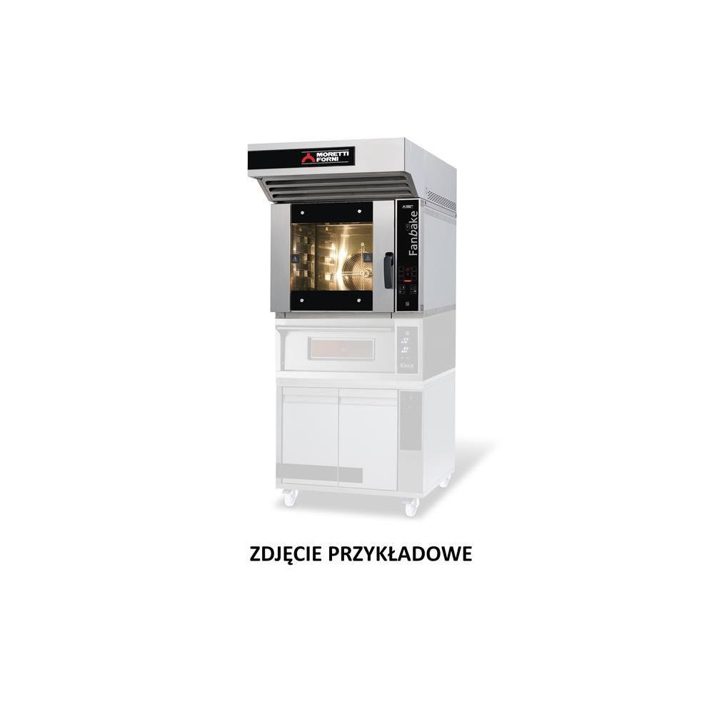 Zestaw piekarniocz-cukierniczy: F45E + Ideck PD60.60D + podstawa z komorą rozrostu nawilżaną H=600mm Wariant podstawowy, Moretti
