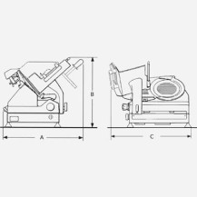 Krajalnica grawitacyjna Pro Line, BERKEL SLC350 AUTO BKSLMGG90100000000