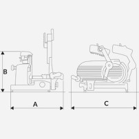 Krajalnica  pionowa Essentia, BERKEL BES370 BKBLESBA0100000000