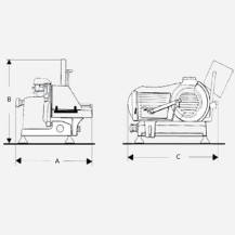 Krajalnica  Suprema, BERKEL PED350 BKPLEDG90100000000