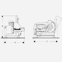 Krajalnica  Suprema, BERKEL PED350 BKPLEDG90100000000