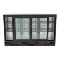 Barowa szafa chłodnicza, chłodziarka podblatowa, 3-drzwiowa, drzwi przesuwne, 341 l, Resto Quality RQ-330SCM, Resto Quality RQ-3