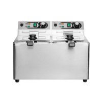 Frytownica elektryczna RQF8LV2, podwójna, 2x 8 l, 2x 3 kW, Resto Quality RQF8L2