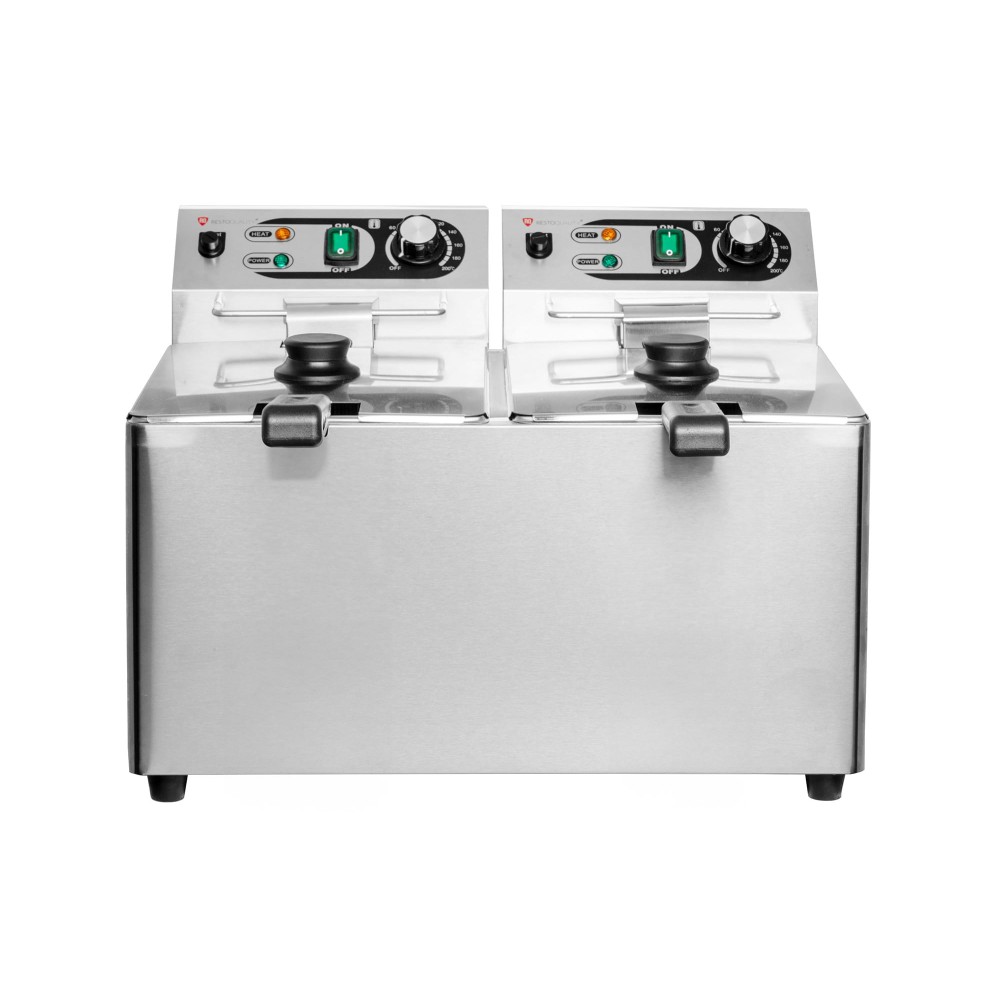 Frytownica elektryczna RQF8LV2, podwójna, 2x 8 l, 2x 3 kW, Resto Quality RQF8L2