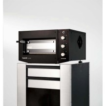 Piec do pizzy elektryczny Home HE 400, jednokomorowy, panel manualny, 400x400 mm, czarny, Resto Quality HE400/1 TM/FN
