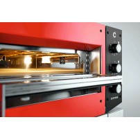 Piec do pizzy elektryczny Home HE 400, jednokomorowy, panel manualny, 400x400 mm, zielony, Resto Quality HE400/1 TM/FG