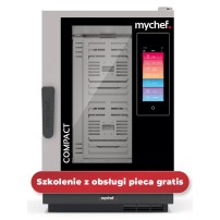 Piec konwekcyjno-parowy elektryczny, automatyczny system myjący, 10xGN1/1, 12,6 kW, 400 V, Mychef iCook Compact 101E TSC, System