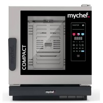 Piec konwekcyjno-parowy elektryczny, automatyczny system myjący, 6xGN1/1, 7,3 kW, 400 V, Mychef, System TSC - najwyższa stabilno