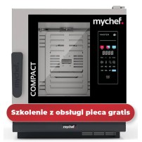 Piec konwekcyjno-parowy elektryczny, automatyczny system myjący, 6xGN1/1, 7,3 kW, 400 V, Mychef, System TSC - najwyższa stabilno