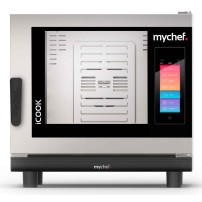 Piec konwekcyjno-parowy elektryczny, automatyczny system myjący, 6xGN1/1, 9,3 kW, 400 V, Mychef, System TSC - najwyższa stabilno