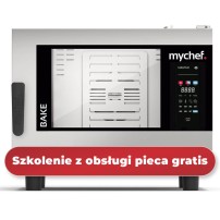 Piec konwekcyjno-parowy elektryczny, piekarniczo-cukierniczy, automatyczny system myjący, 4x600x400, 7,3 kW, 400 V, Mychef, Syst