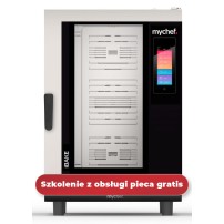 Piec konwekcyjno-parowy elektryczny, piekarniczo-cukierniczy, automatyczny system myjący, 10x600x400, 18,9 kW, 400 V, Mychef, Sy