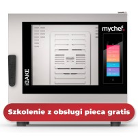 Piec konwekcyjno-parowy elektryczny, piekarniczo-cukierniczy, automatyczny system myjący, 4x600x400, 7,3 kW, 400 V, Mychef, Syst