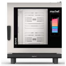 Piec konwekcyjno-parowy elektryczny, piekarniczo-cukierniczy, automatyczny system myjący, 6x600x400, 12,6 kW, 400 V, Mychef, Sys