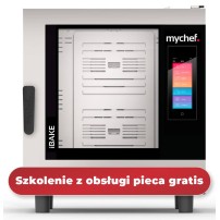 Piec konwekcyjno-parowy elektryczny, piekarniczo-cukierniczy, automatyczny system myjący, 6x600x400, 12,6 kW, 400 V, Mychef, Sys