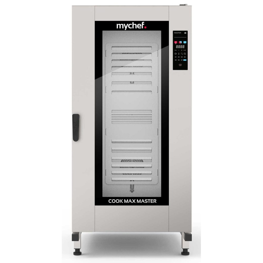 Piec konwekcyjno-parowy elektryczny, z wózkiem, automatyczny system myjący, 20xGN2/1, 65,7 kW, 400 V, Mychef, System TSC - najwy
