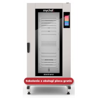 Piec konwekcyjno-parowy elektryczny, z wózkiem, piekarniczo-cukierniczy, automatyczny system myjący, 16x600x400, 34,7 kW, 400 V,