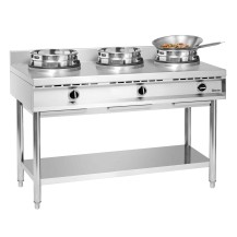 Kuchenka gazowa wok, 3 palniki 1500x600x960 Bartscher 1053103