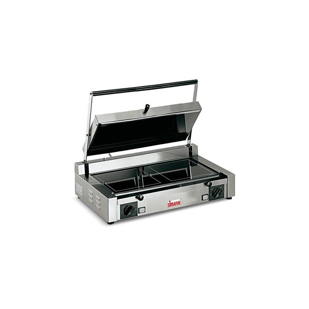 Grill kontaktowy do kanapek PD VU LL-LL jedna pokrywa, Sirman 34A4444002SI
