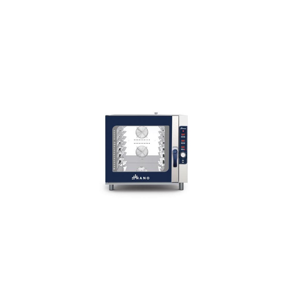Piec konwekcyjno - parowy Nano Drive 6 x GN 2/1 lub 12 GN 1/1 sterowany elektronicznie, systemem myjącym i sondą Wariant podstaw