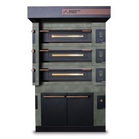 Piec trzykomorowy S120 Icon z okapem i komorą rozrostu H=700mm Wariant podstawowy, Moretti Forni MFSI120TL