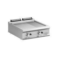 Płyta grillowa gazowa 2/3 gładka 1/3 ryflowana podwójna nastawna linia Domina Pro 900 Wariant podstawowy, MBM FTBG98TLR