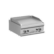 Płyta grillowa gazowa, stołowa 700x700 - gładka, Magistra Plus 700 Wariant podstawowy, MBM MFTG77TL