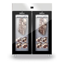 Szafa do sezonowania mięsa 2-drzwiowa przeszklona 1500l GLASS NEW2020 Wariant podstawowy, Hendi 991735