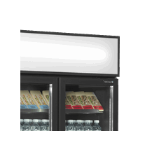 Czarna chłodziarka ekspozycyjna, Tefcold FSC891H Black