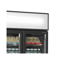 Czarna chłodziarka ekspozycyjna, Tefcold FSC891H Black