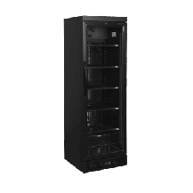 Czarna chłodziarka na butelki, Tefcold CEV435 BLACK
