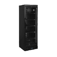 Czarna chłodziarka na butelki, Tefcold CEV435 BLACK