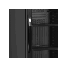 Czarna chłodziarka na butelki, Tefcold CEV435 BLACK