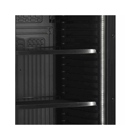 Czarna chłodziarka na butelki, Tefcold CEV435 BLACK