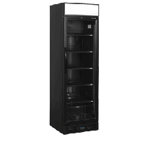Czarna chłodziarka na butelki, Tefcold CEV435CP BLACK