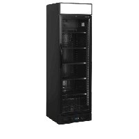 Czarna chłodziarka na butelki, Tefcold CEV435CP BLACK