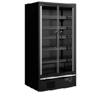 Supermarketowy regał chłodniczy, Tefcold Galaxy+ GP10FGD Black