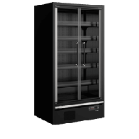 Supermarketowy regał chłodniczy, Tefcold Galaxy+ GP10FGD Black