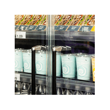 Supermarketowy regał chłodniczy, Tefcold Galaxy+ GP20FGD Black