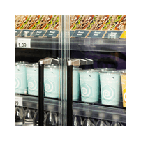 Supermarketowy regał chłodniczy, Tefcold Galaxy+ GP26FGD Black