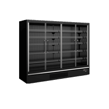 Supermarketowy regał chłodniczy, Tefcold Galaxy+ GP26FGD Black