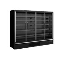 Supermarketowy regał chłodniczy, Tefcold Galaxy+ GP26FGD Black