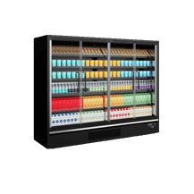 Supermarketowy regał chłodniczy, Tefcold Galaxy+ GP26FGD Black