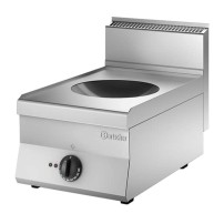 Patelnia indukcyjna wok 650, B400, 5kW 400x650x295 Bartscher 115099