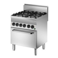 Kuchnia gazowa 650, szerokość 700 4 palnikowa PEl 700x650x870 Bartscher 1151143