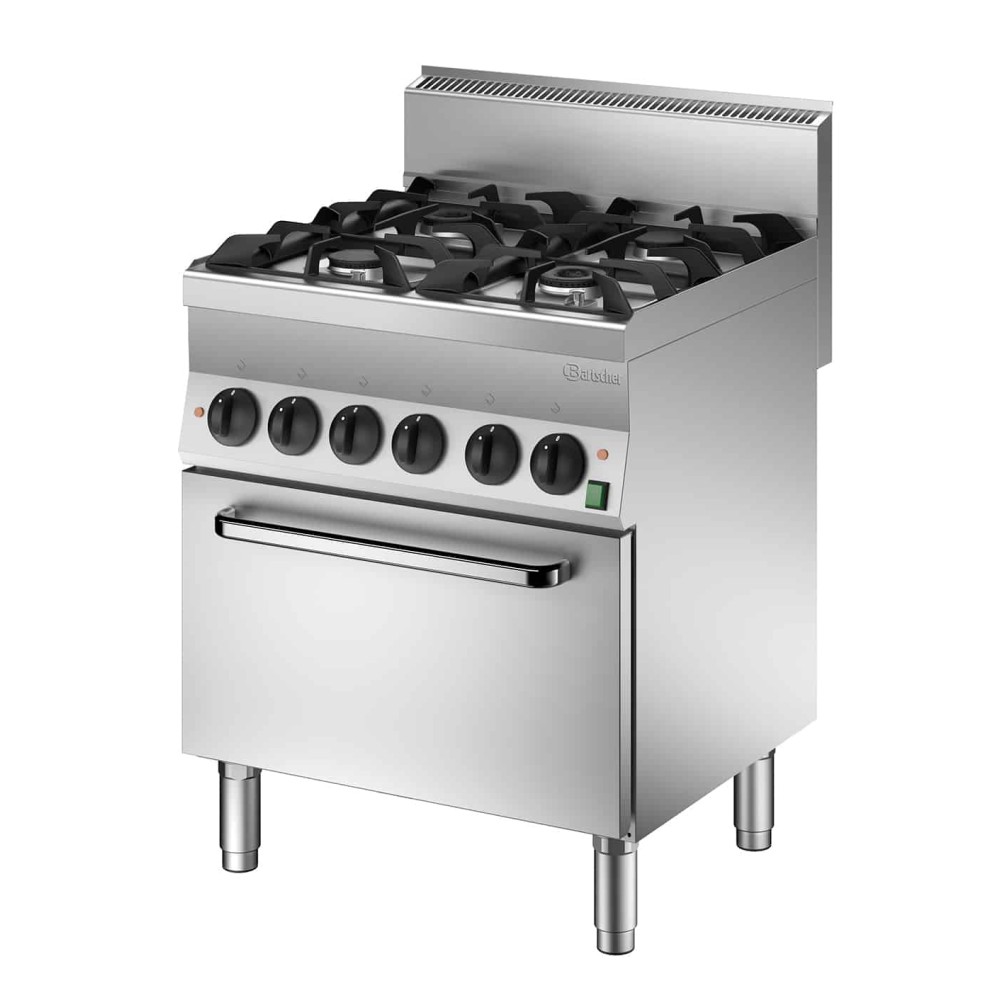 Kuchnia gazowa 650, szerokość 700 4 palnikowa PEl 700x650x870 Bartscher 1151143