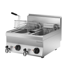 Frytownica 650, szerokość 600, 2x10L 600x650x295 Bartscher 115205